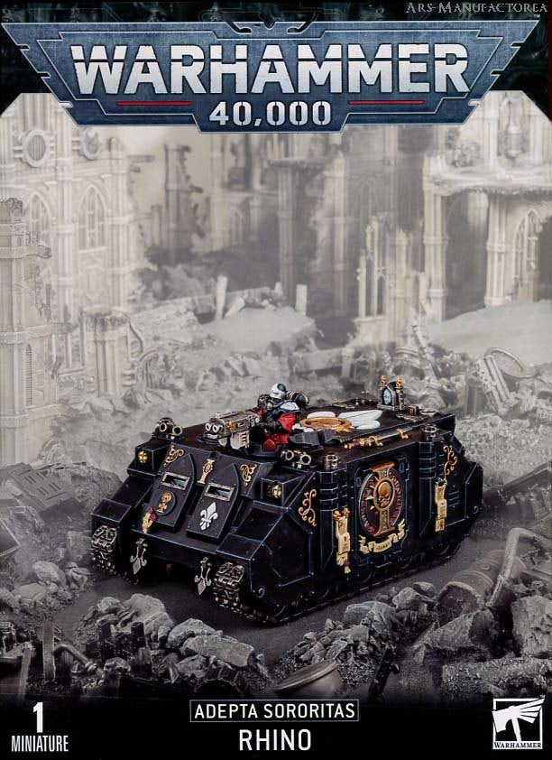 Warhammer 40,000 Adepta Sororitas Rhino (52-26) - Pastime Sports & Games