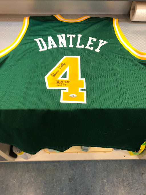 Adrian Dantley Autographed Utah Jazz Basketball Jersey - Pastime Sports & Games