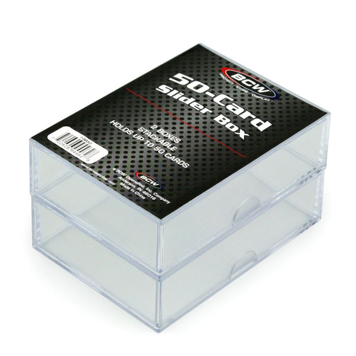 BCW 2-Piece Slider Boxes - Pastime Sports & Games