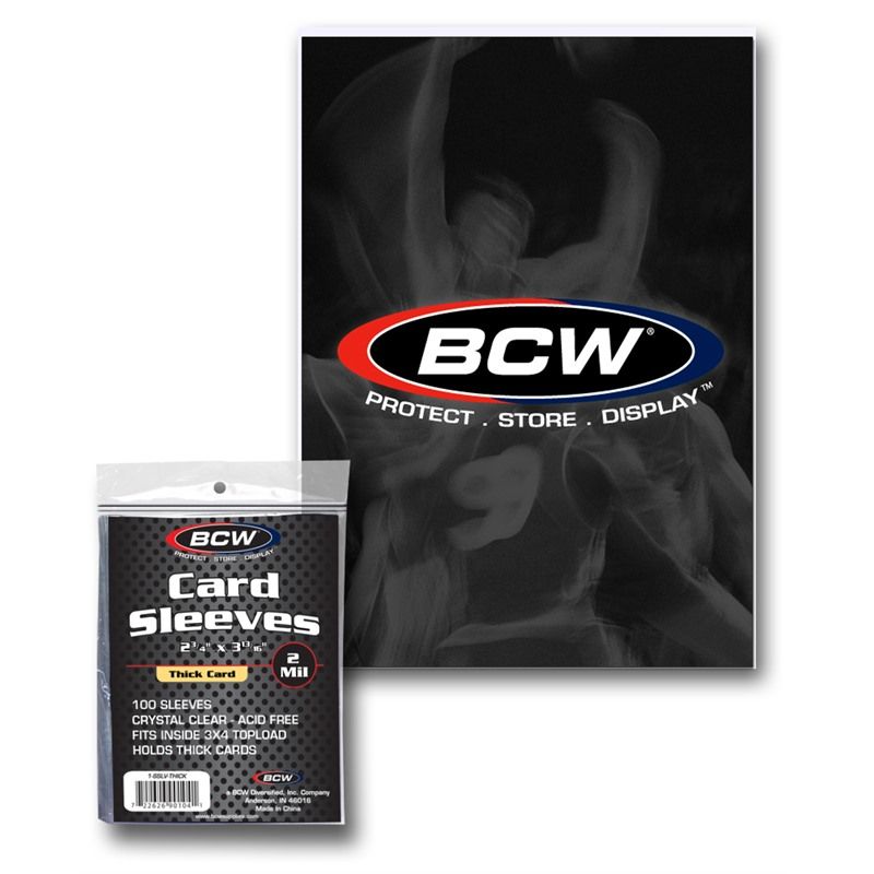 BCW Thick Card Sleeves - Pastime Sports & Games