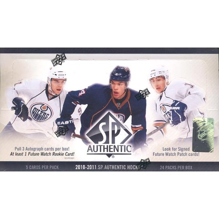 2010/11 Upper Deck SP Authentic Hockey Hobby Box - Pastime Sports & Games