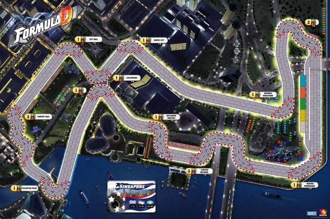 Formula D Circuits 3 Singapore & The Docks - Pastime Sports & Games