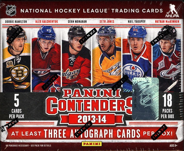 2013/14 Panini Contenders Hockey Hobby Box - Pastime Sports & Games