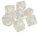 Chessex 7pc RPG Dice Set Translucent Clear/White CHX23071 - Pastime Sports & Games
