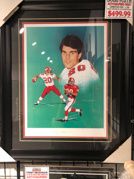 Doug Flutie Autographed Framed Photo Limited Edition /120 - Pastime Sports & Games
