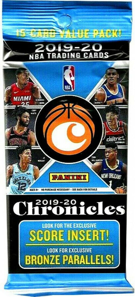 2019/20 Panini Chronicles Basketball Fat Pack - Pastime Sports & Games