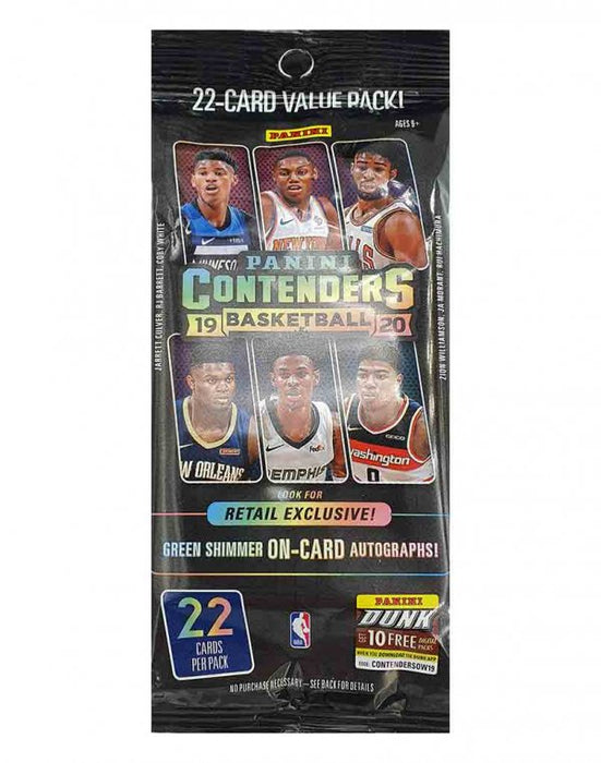 2019/20 Panini Contenders Basketball Fat Pack - Pastime Sports & Games