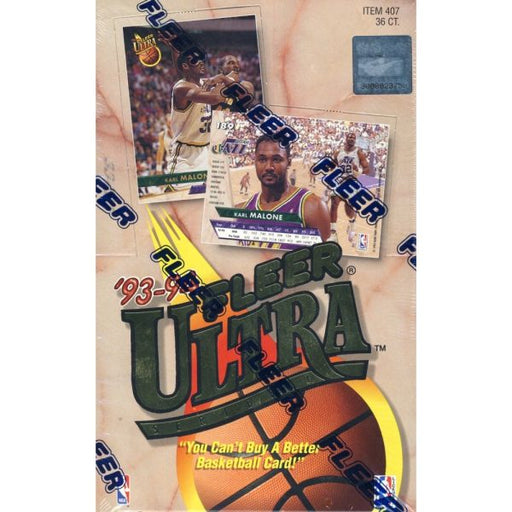 1993/94 Fleer Ultra Series 1 NBA Basketball Hobby Box - Pastime Sports & Games