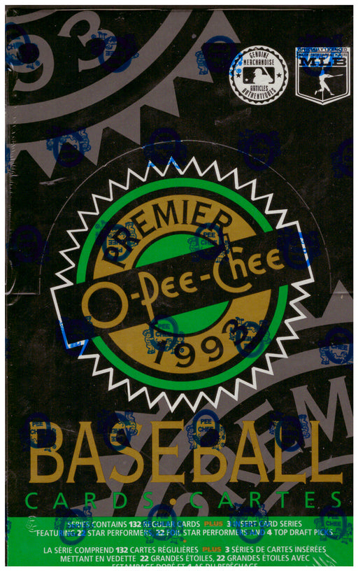 1993 O-Pee-Chee Premier Baseball Hobby - Pastime Sports & Games