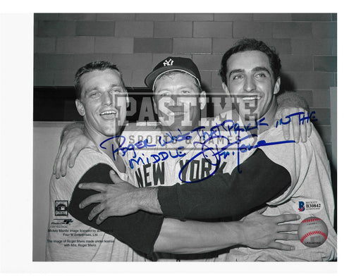 Joe Pepaton Autographed 8X10 New York Yankees (Group Photo) - Pastime Sports & Games