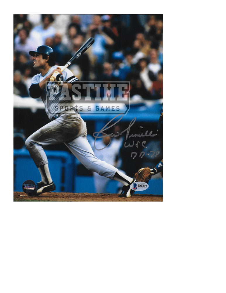Lou Piniella Autographed 8X10 New York Mets (Swinging Bat) - Pastime Sports & Games