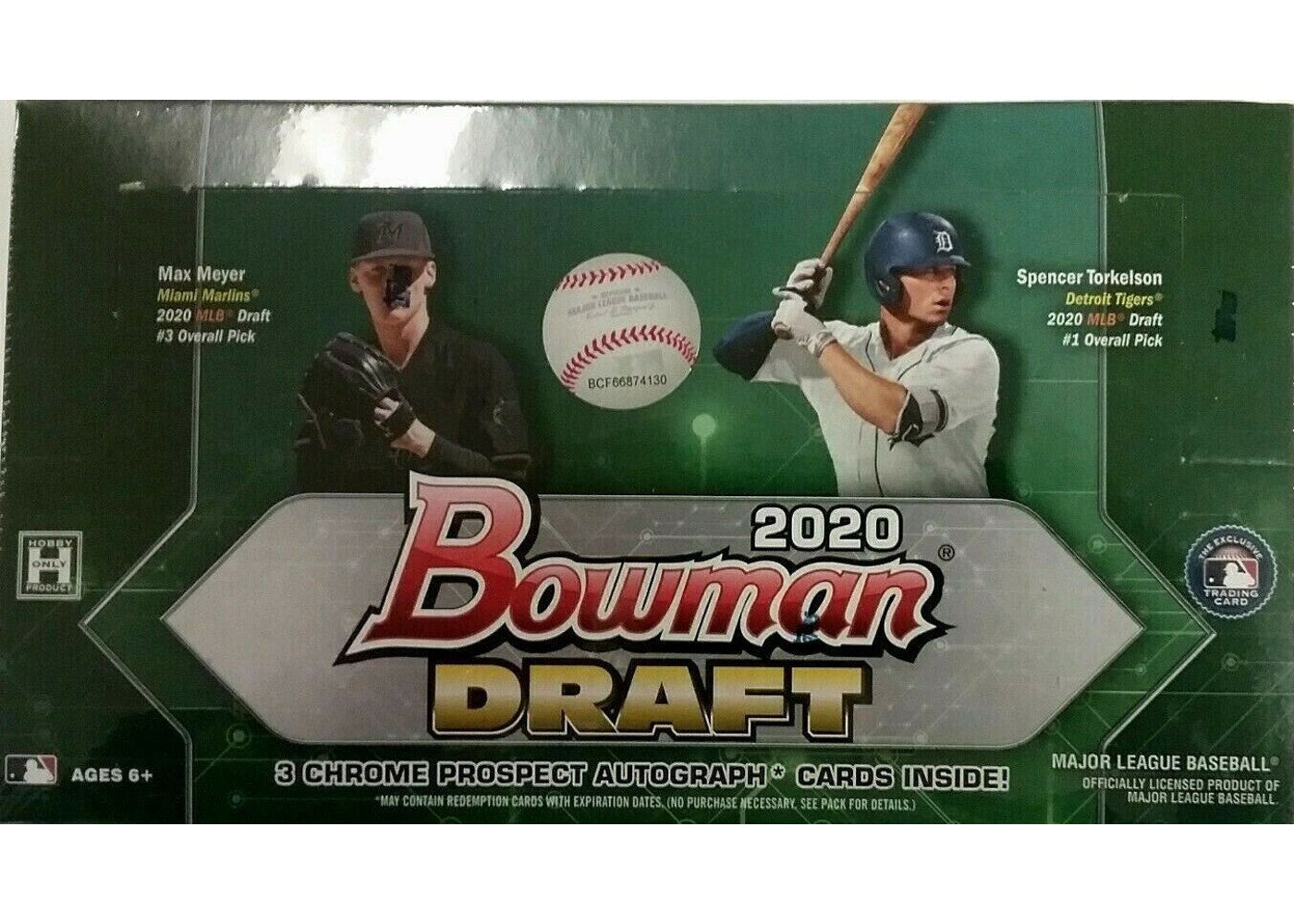 2020 Bowman high quality Draft Jumbo Hobby Pack