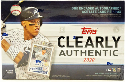 2020 Topps Clearly Authentic Baseball - Pastime Sports & Games