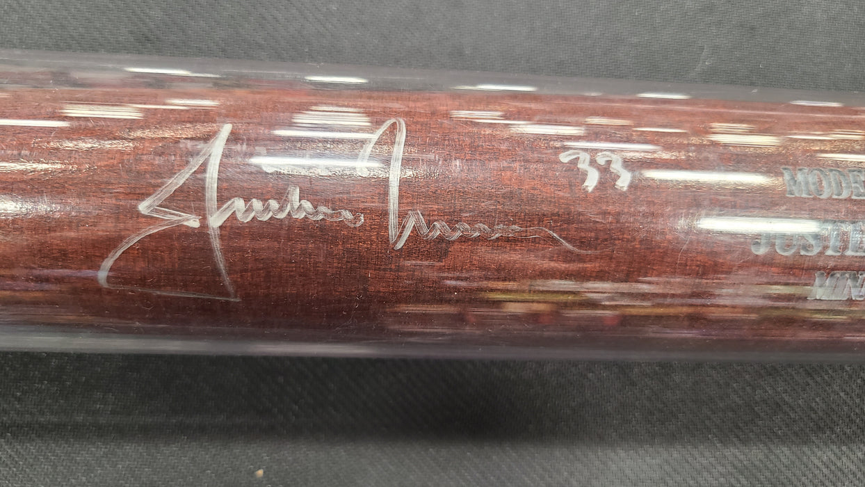 Justin Morneau Autographed Baseball Bat - Pastime Sports & Games