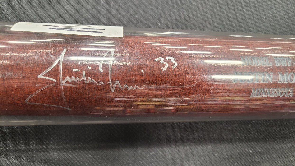 Justin Morneau Autographed Baseball Bat - Pastime Sports & Games