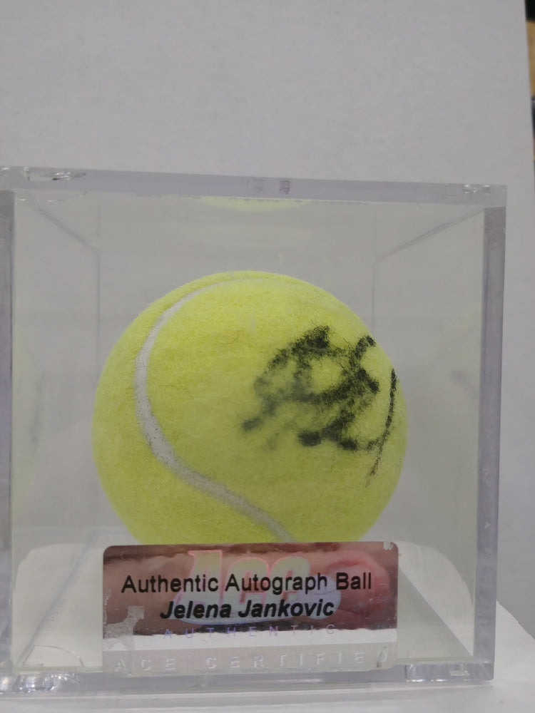 Jelena Jankovic Autographed Tennis Ball - Pastime Sports & Games