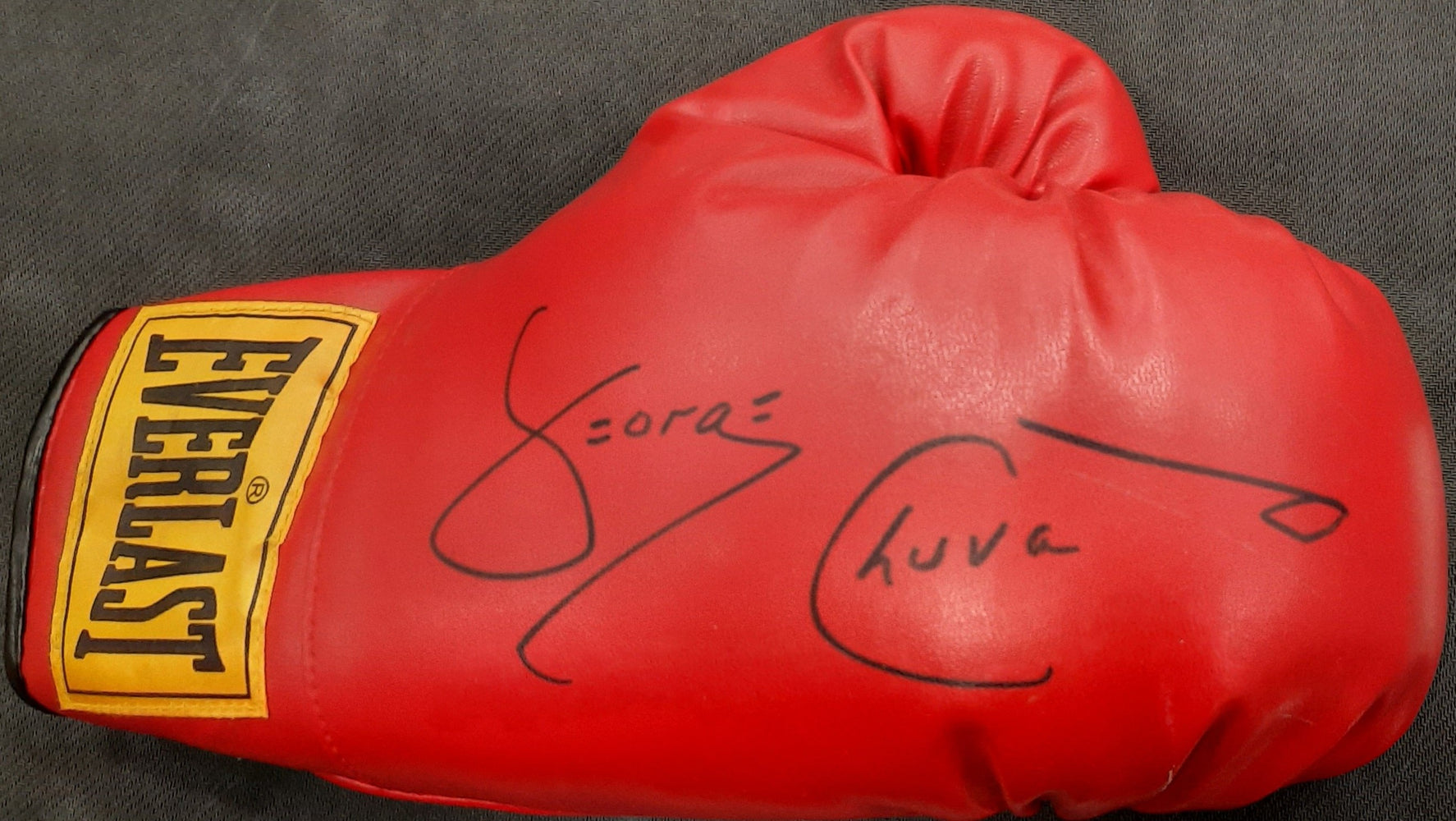 George Chuvalo Autographed Boxing Glove - Pastime Sports & Games