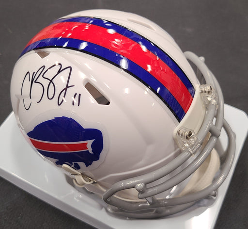 Cole Beasley Buffalo Bills Autographed Mini Football Helmet - Pastime Sports & Games