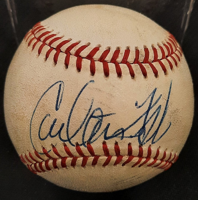 Carlton Fisk Autographed Baseball - Pastime Sports & Games