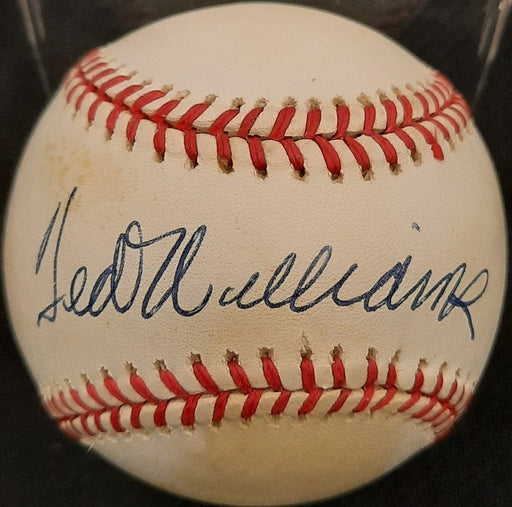 Ted Williams Autographed Baseball - Pastime Sports & Games