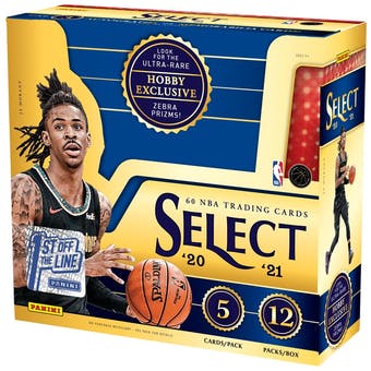 2020/21 Panini Select FOTL First Off the Line Basketball Hobby Box - Pastime Sports & Games