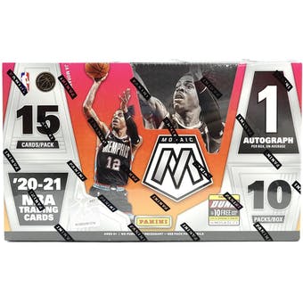 2020/21 Panini Mosaic NBA Basketball Hobby Box SALE!