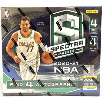2020/21 Panini Spectra NBA Basketball Hobby Box - Pastime Sports & Games