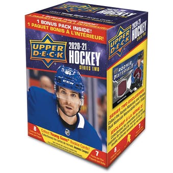 2020/21 Upper Deck Series Two Hockey Blaster PRE ORDER Max 6 per person - Pastime Sports & Games