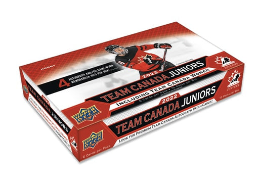 2022 Upper Deck Team Canada Juniors Hockey Hobby Box - Pastime Sports & Games