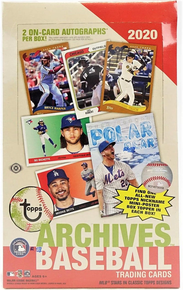 2020 Topps Archives Baseball Hobby - Pastime Sports & Games