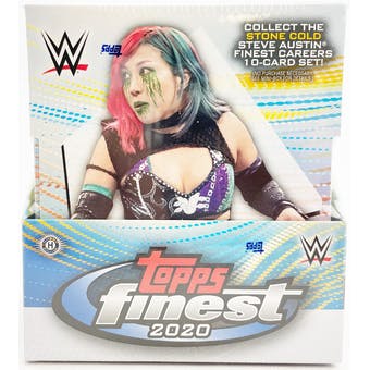 2020 Topps Finest WWE Hobby Box - Pastime Sports & Games