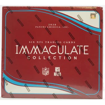 2020 Panini Immaculate Football Hobby Box - Pastime Sports & Games