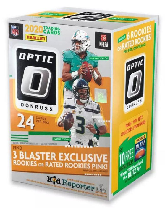 2020 Panini Donruss Optic Football Blaster Box - Pastime Sports & Games