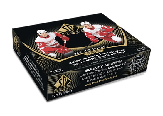 2021 22 Upper Deck SP Authentic Hockey Hobby Box Case Pastime