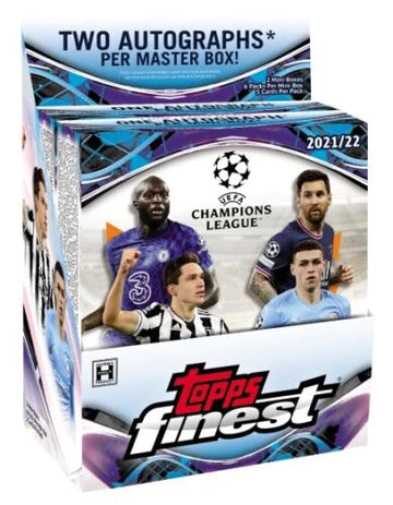 2021/22 Topps UEFA Champions League Finest Soccer Hobby Box / Case