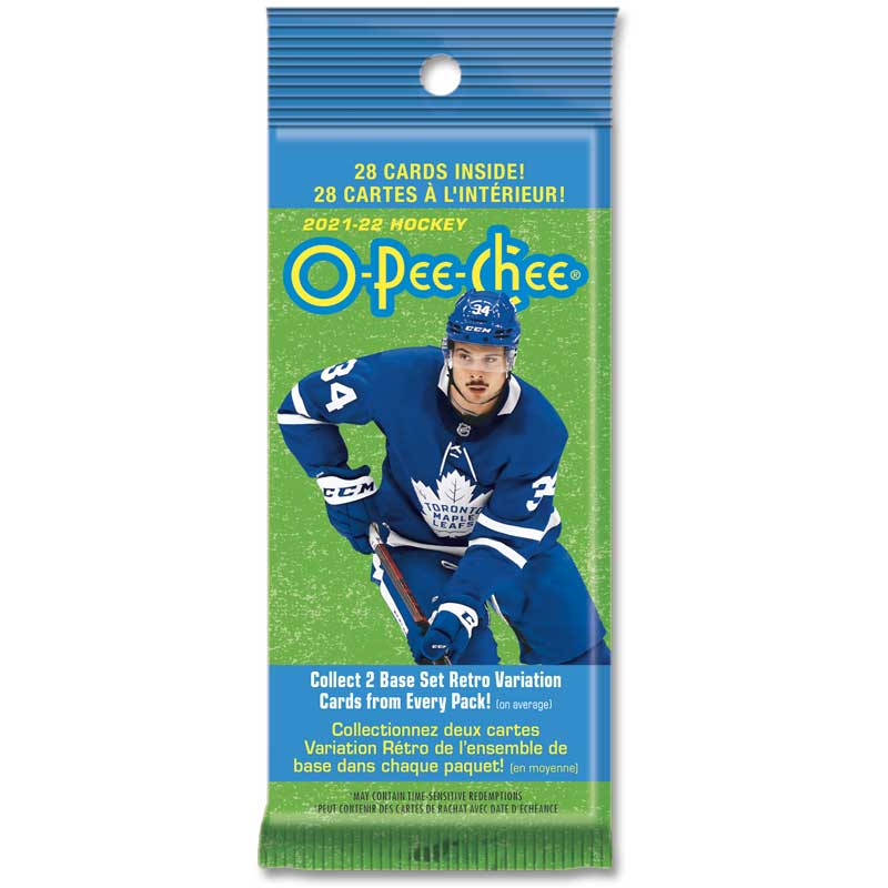2021/22 Upper Deck O-Pee-Chee NHL Hockey Fat Pack - Pastime Sports & Games