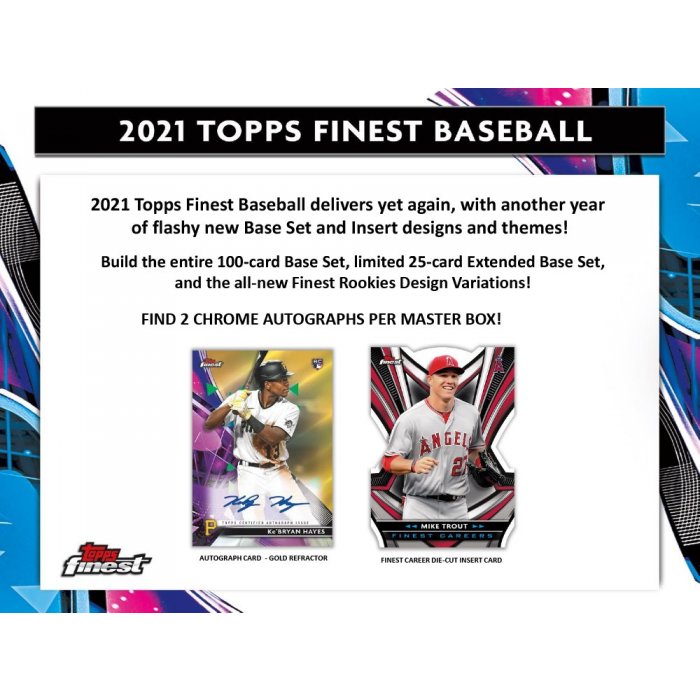 2022 TOPPS FINEST MLB Baseball Hobby Box PRE ORDER - Pastime Sports & Games