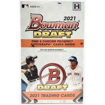 2021 Topps Bowman Draft Baseball Super Jumbo Hobby Box - Pastime Sports & Games