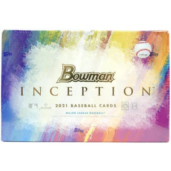 2021 Topps Bowman Inception Baseball Hobby Box - Pastime Sports & Games
