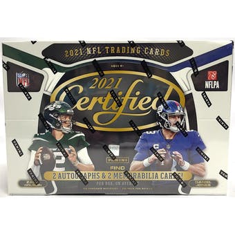 2021 Panini Certified NFL Football Hobby Box - Pastime Sports & Games