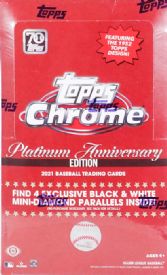 2021 Topps Chrome Platinum Anniversary Baseball Lite Hobby Box Sale! - Pastime Sports & Games