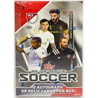 2021 Topps Chrome MLS Major League Soccer Hobby Box - Pastime Sports & Games