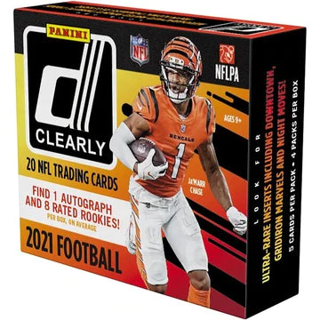 2021 Panini Clearly Donruss NFL Football Hobby Box - Pastime Sports & Games