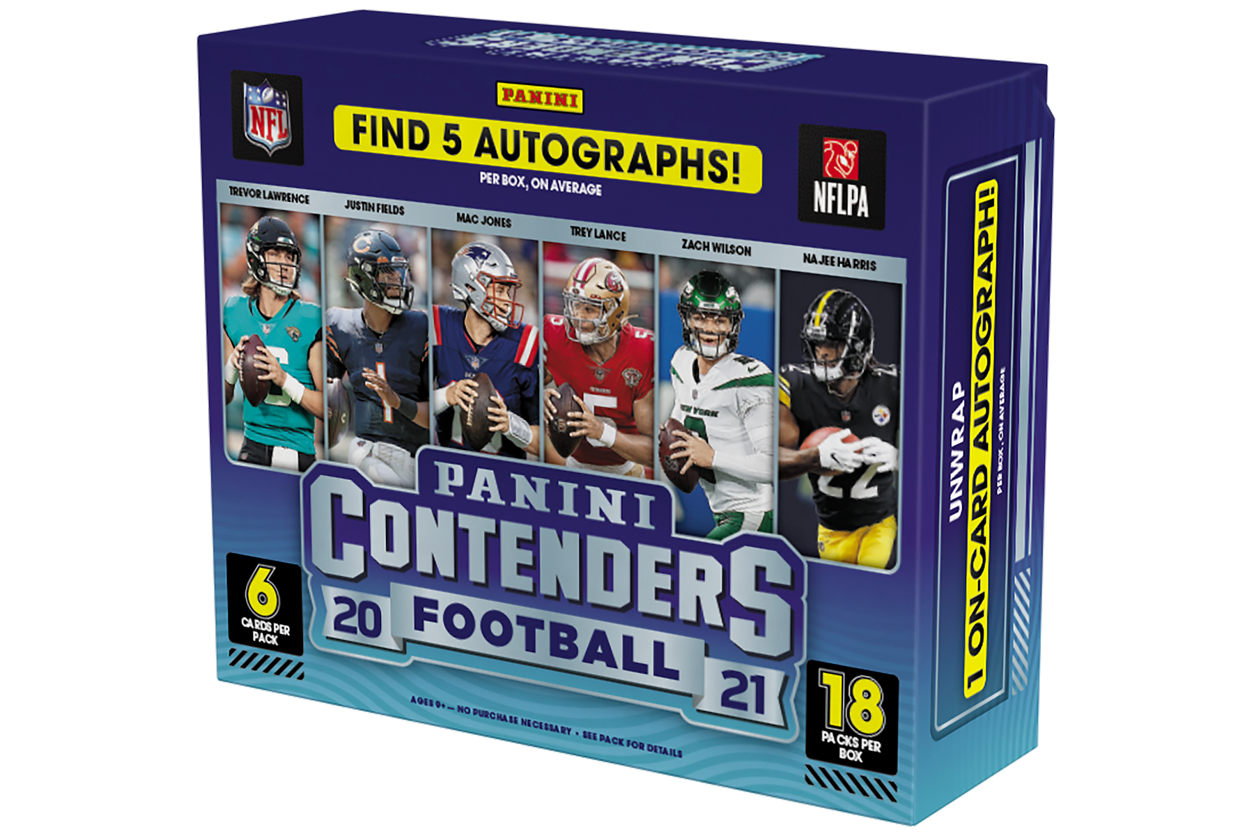 2021 Panini Contenders Football Checklist, Set Info, Variation, Box