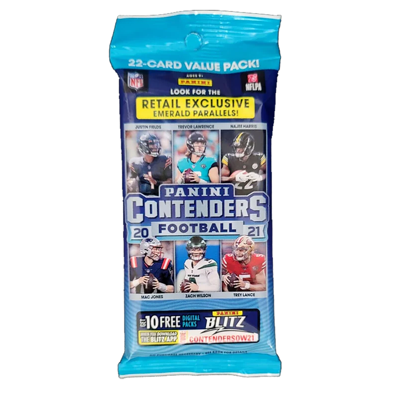 2021 Panini Contenders NFL Football Fat Pack - Pastime Sports & Games