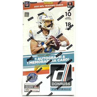 2021 Panini Donruss NFL Football Hobby Box - Pastime Sports & Games