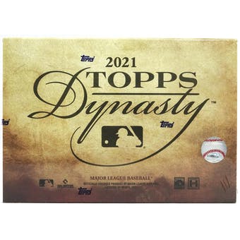 2021 Topps Dynasty MLB Baseball Hobby Box - Pastime Sports & Games
