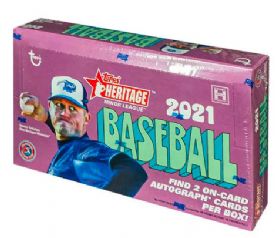 2021 Topps Heritage Minor League Baseball Hobby Box - Pastime Sports & Games