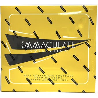 2021 Panini Immaculate Collegiate Football Hobby Box - Pastime Sports & Games