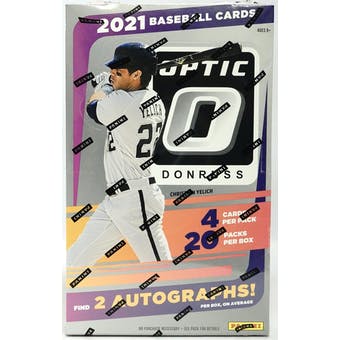 2021 Panini Donruss Optic Baseball Hobby Box - Pastime Sports & Games